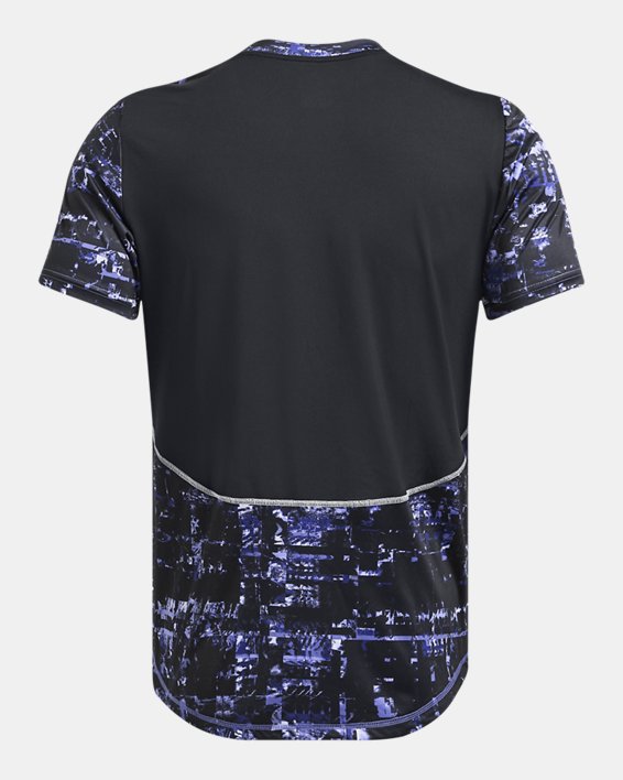 Camiseta estampada de manga corta para entrenamiento UA Challenger Pro para hombre, Purple, pdpMainDesktop image number 3